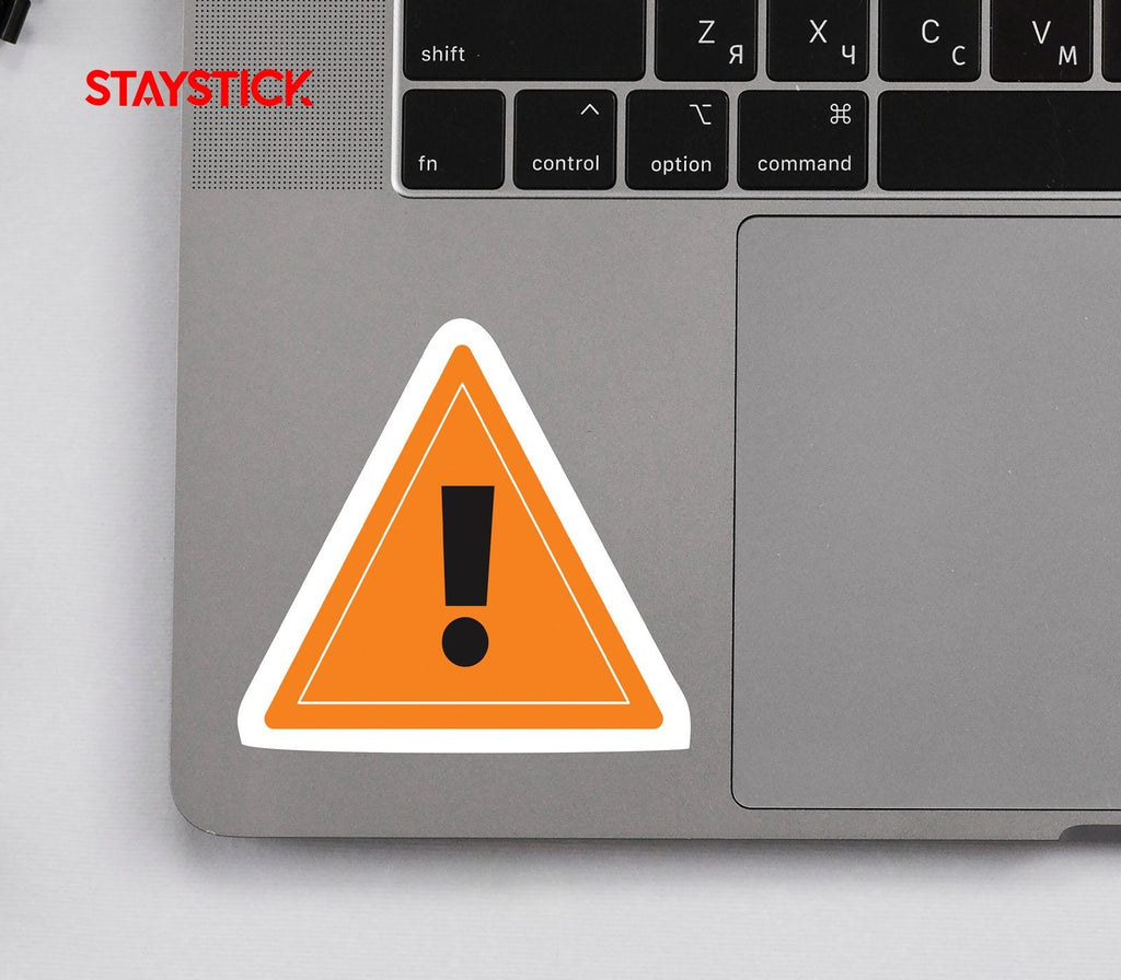 SAFETY WARNING STICKER Premium Vinyl Sticker