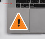 SAFETY WARNING STICKER Premium Vinyl Sticker
