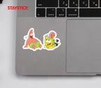 Spongebob and Patrick Relaxing Sticker Premium Vinyl Sticker