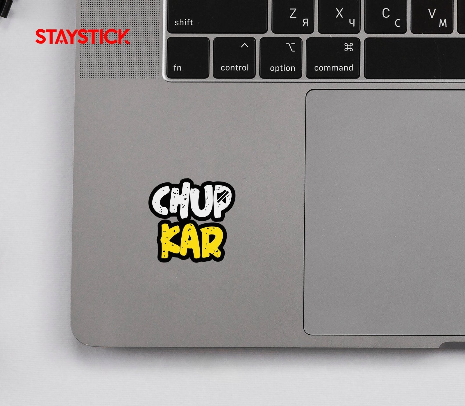 CHUP KAR STICKER Premium Vinyl Sticker