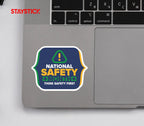 SAFETY MONTH STICKER Premium Vinyl Sticker