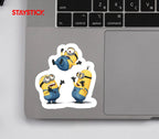 Excited Minions Sticker Premium Vinyl Sticker