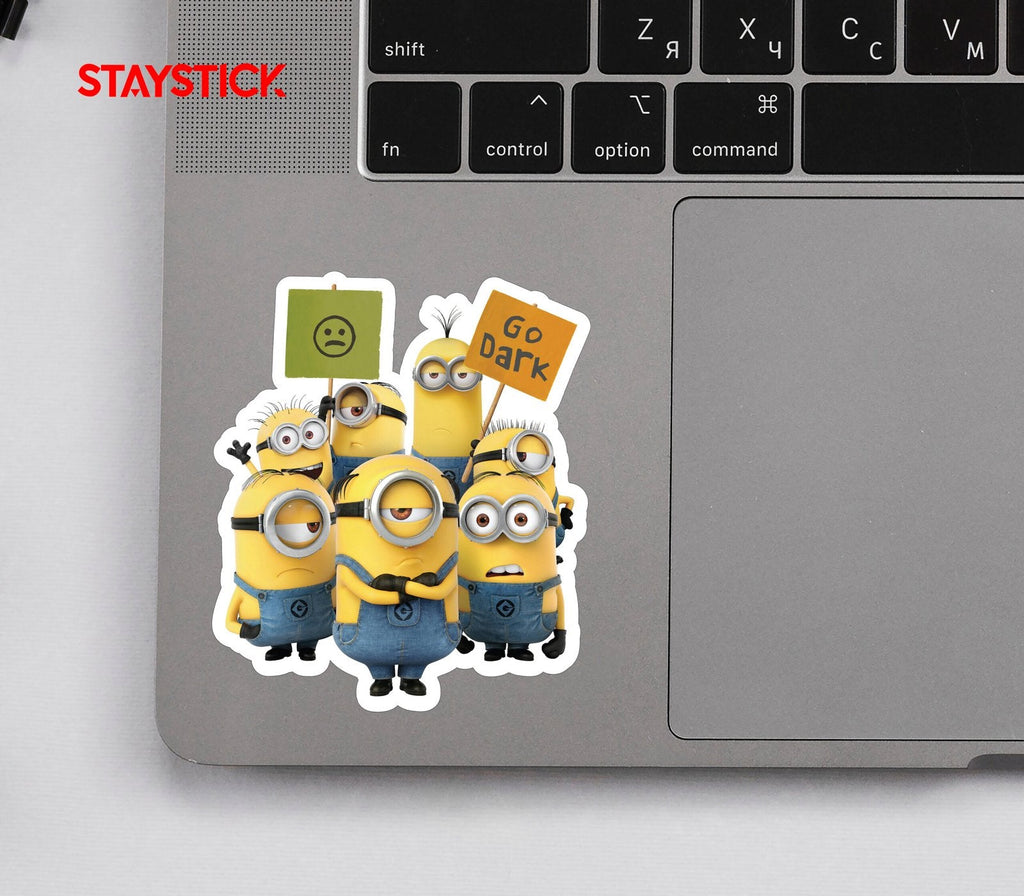 Minions Protest Sticker Premium Vinyl Sticker
