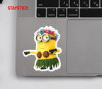 Hula Minion Sticker Premium Vinyl Sticker