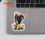 Despicable Me Gru and Minions Sticker Premium Vinyl Sticker