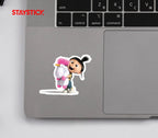 Agnes and Fluffy Unicorn Sticker Premium Vinyl Sticker