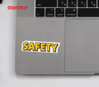 SAFETY SIGN STICKER Premium Vinyl Sticker