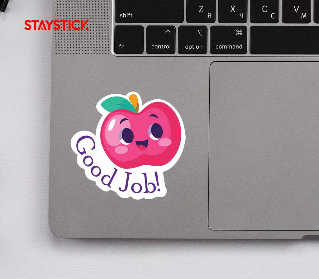 Good Job Apple Sticker Premium Vinyl Sticker