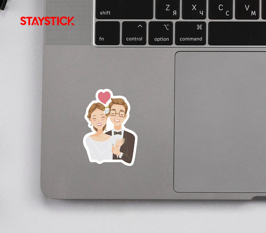 CUTE COUPLE STICKER Premium Vinyl Sticker