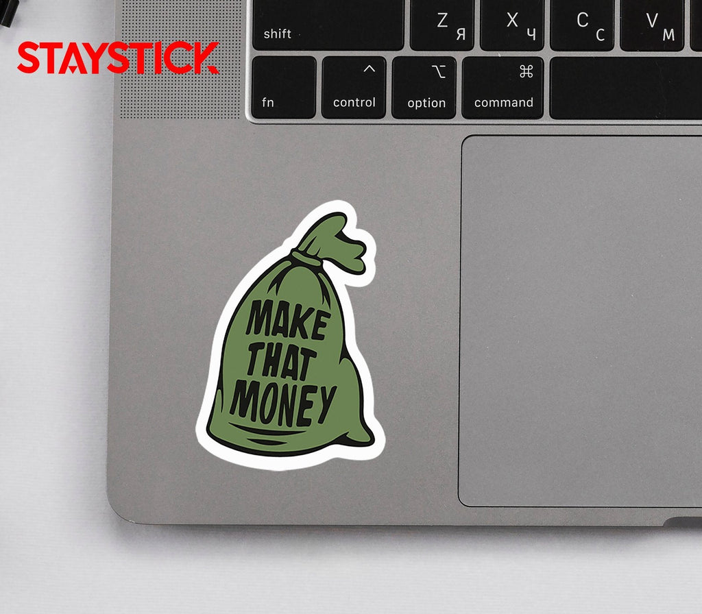MONEY BAG STICKER Premium Vinyl Sticker
