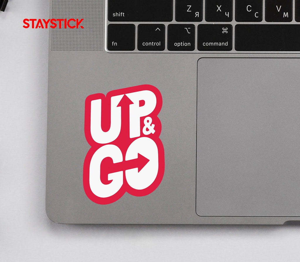 UP GO STICKER Premium Vinyl Sticker