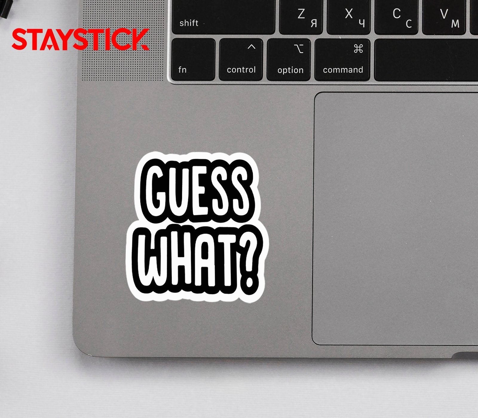 GUESS STICKER Premium Vinyl Sticker