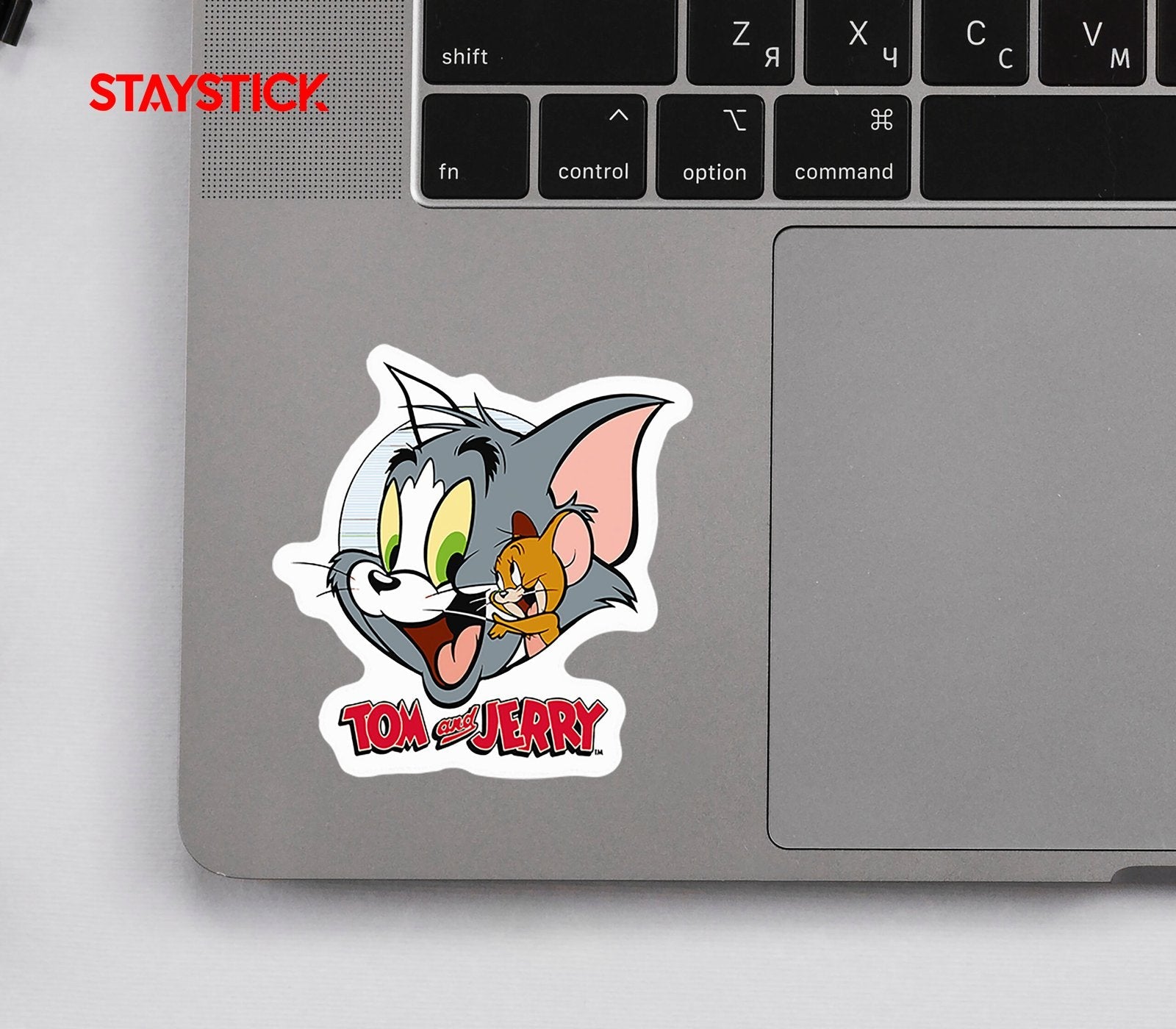 Tom and Jerry Classic Logo Sticker Premium Vinyl Sticker