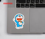 Doraemon Waving Sticker Premium Vinyl Sticker