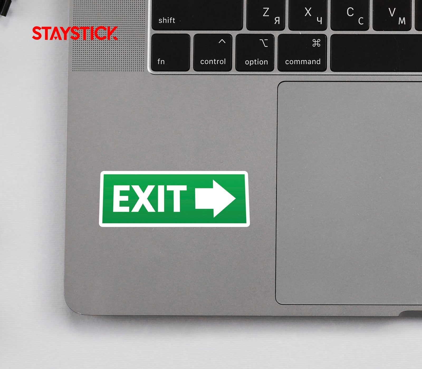 EXIT STICKER Premium Vinyl Sticker