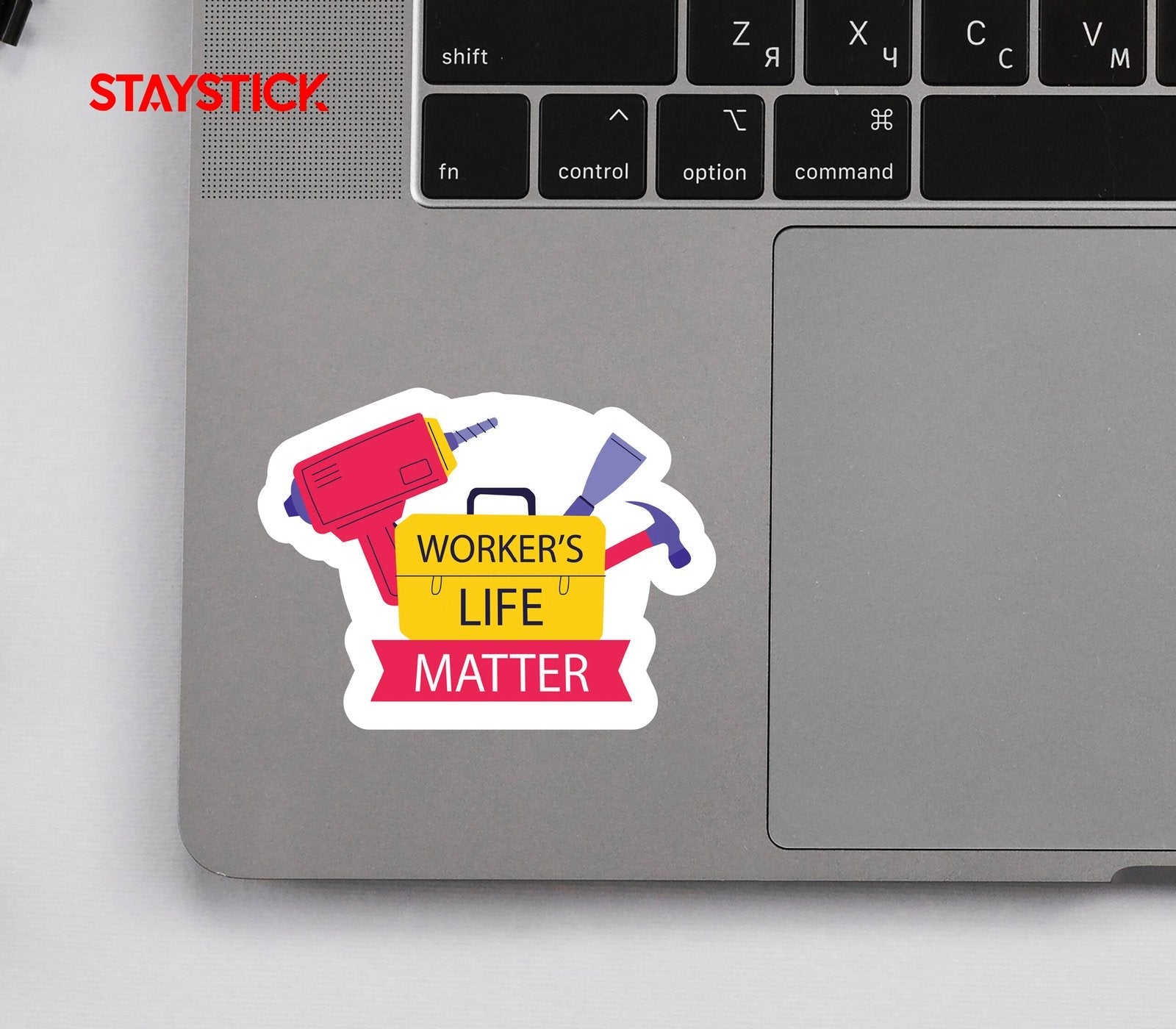 WORKER LIFE STICKER Premium Vinyl Sticker