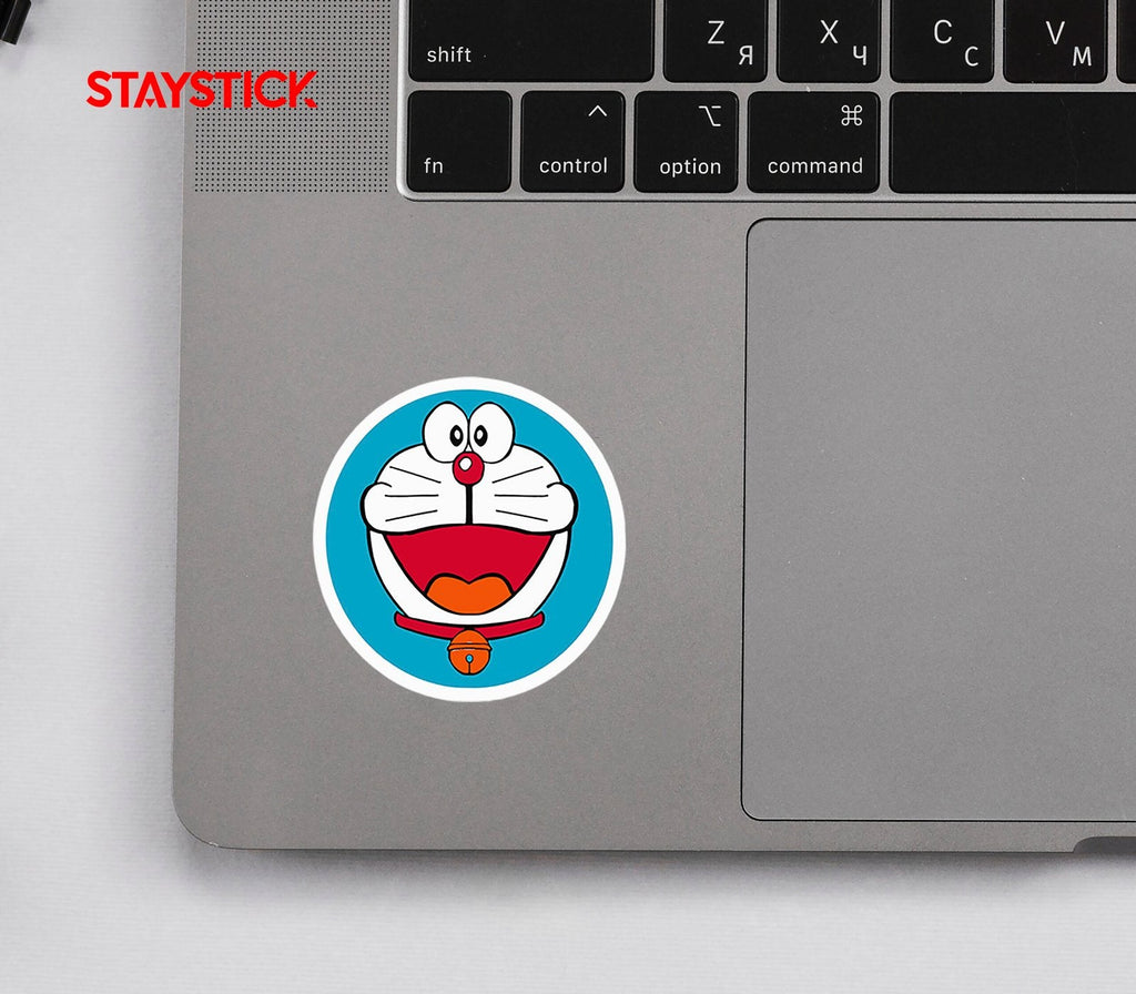 Doraemon Round Sticker Premium Vinyl Sticker