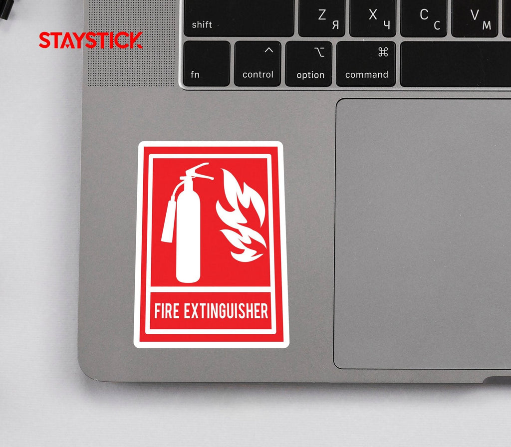 FIRE EXTINGUISHER STICKER Safety Sticker
