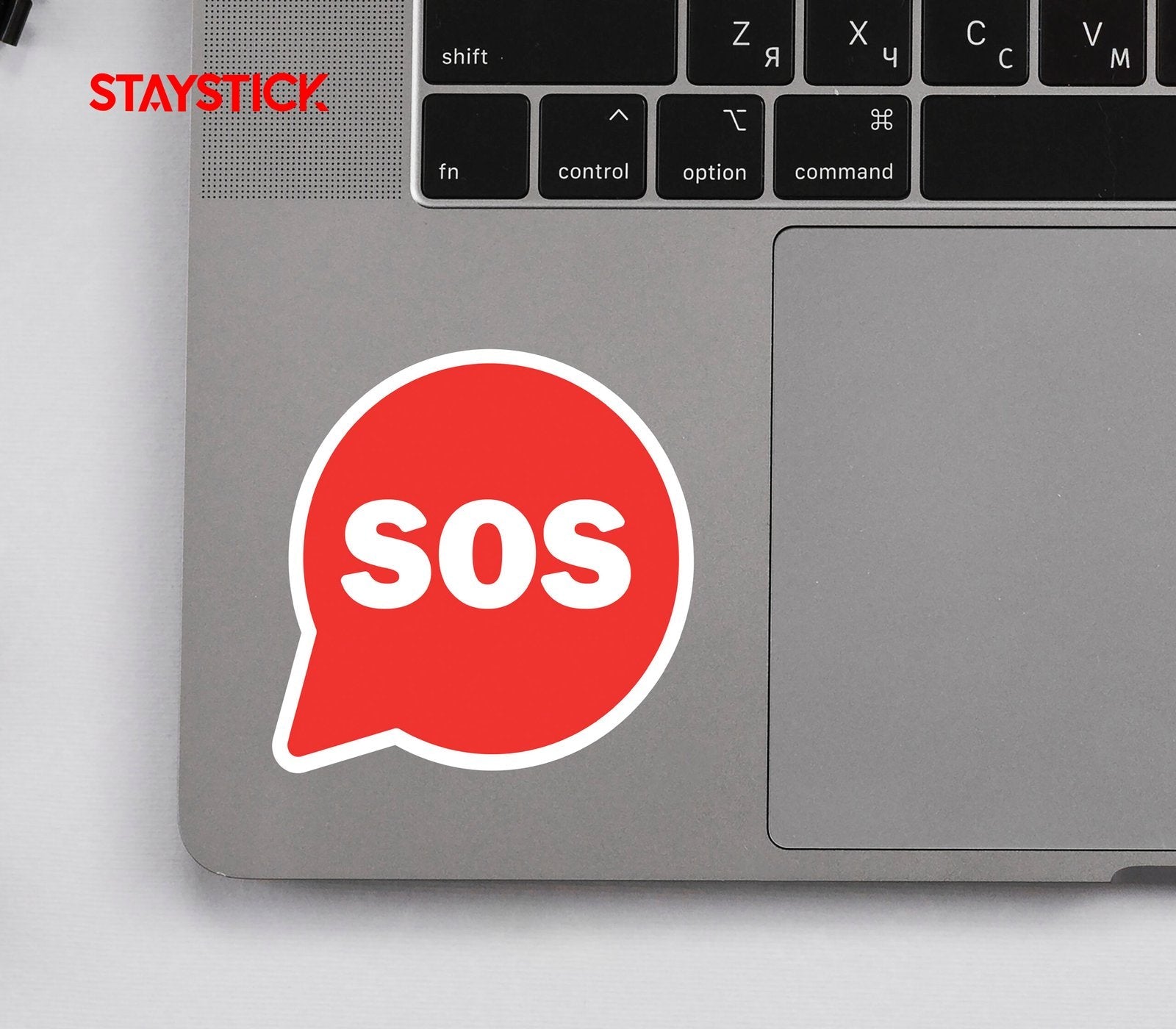 SOS SIGN STICKER Premium Vinyl Sticker