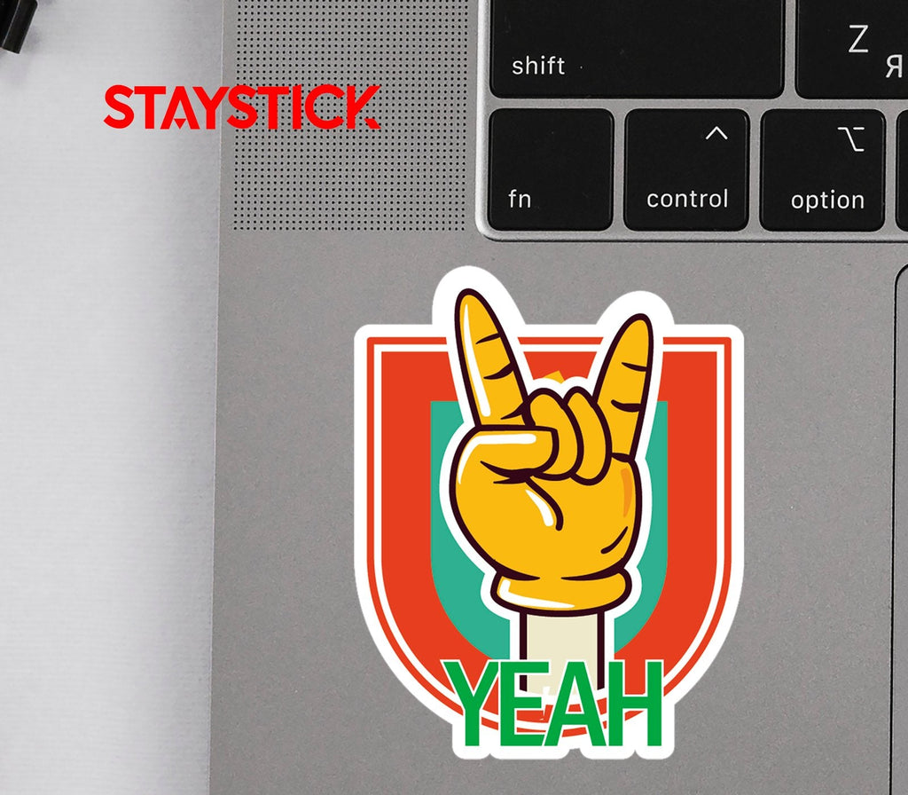 YEAH STICKER Metalized Sticker