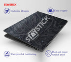 BLACK GRAPHICAL LAPTOP STICKER