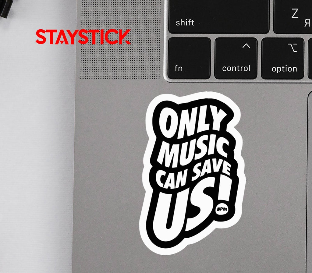 MUSIC STICKER Metalized Sticker