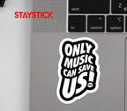 MUSIC STICKER Metalized Sticker