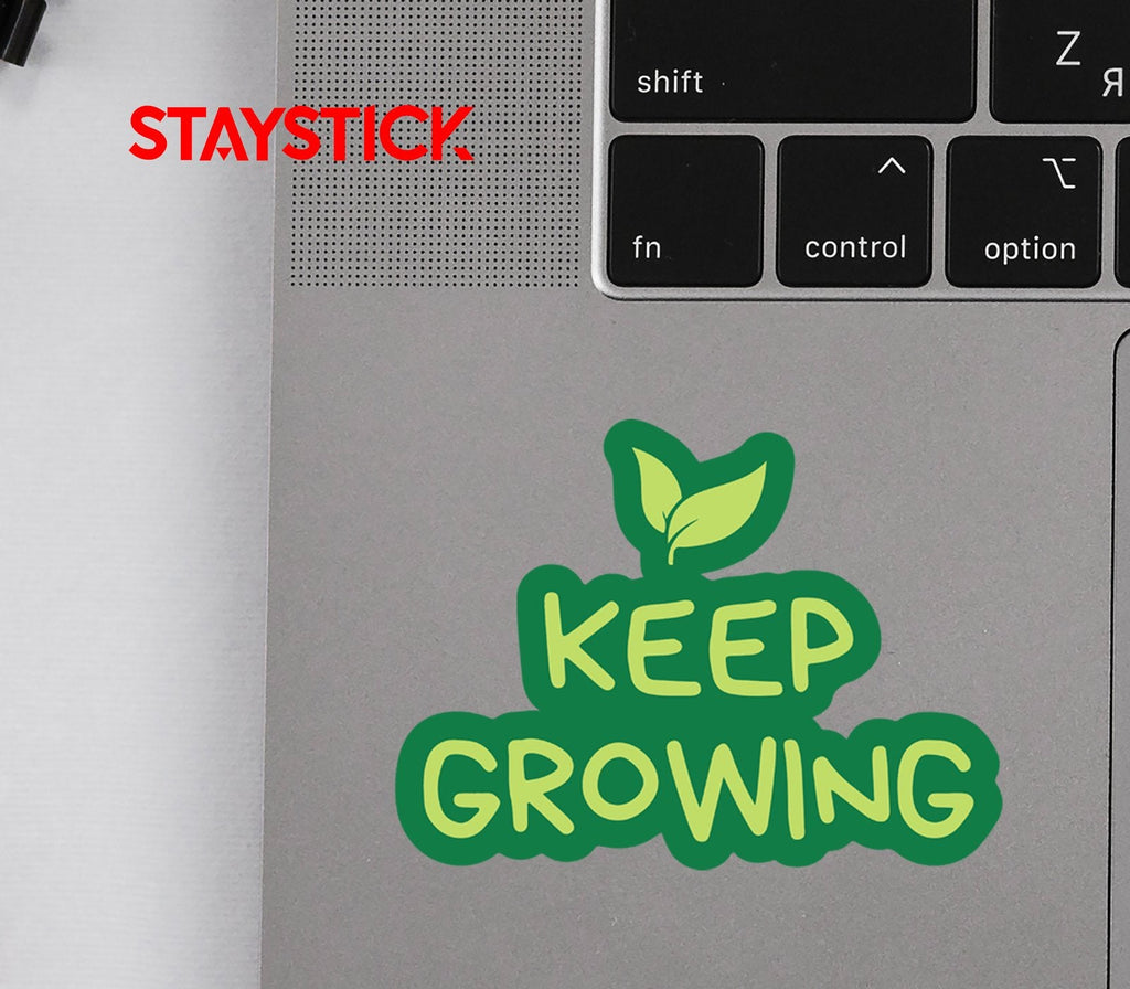 KEEP GROWING STICKER Premium Vinyl Sticker