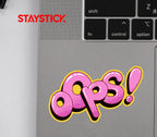 OOPS STICKER Metalized Sticker