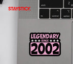 2002 STICKER Premium Vinyl Sticker