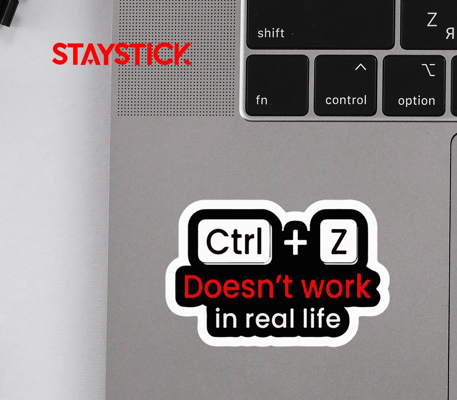 CTRL Z STICKER Premium Vinyl Sticker