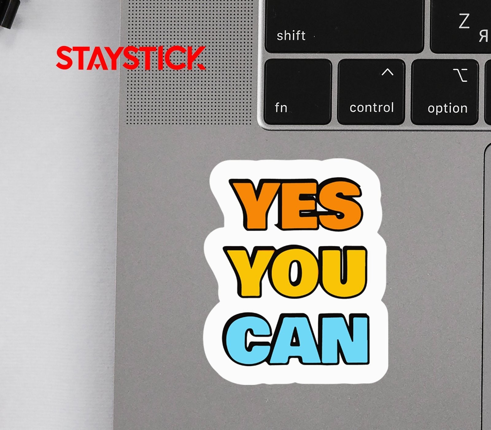 YES YOU CAN STICKER Premium Vinyl Sticker