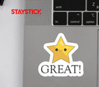 MOTIVATIONAL STICKER Metalized Sticker