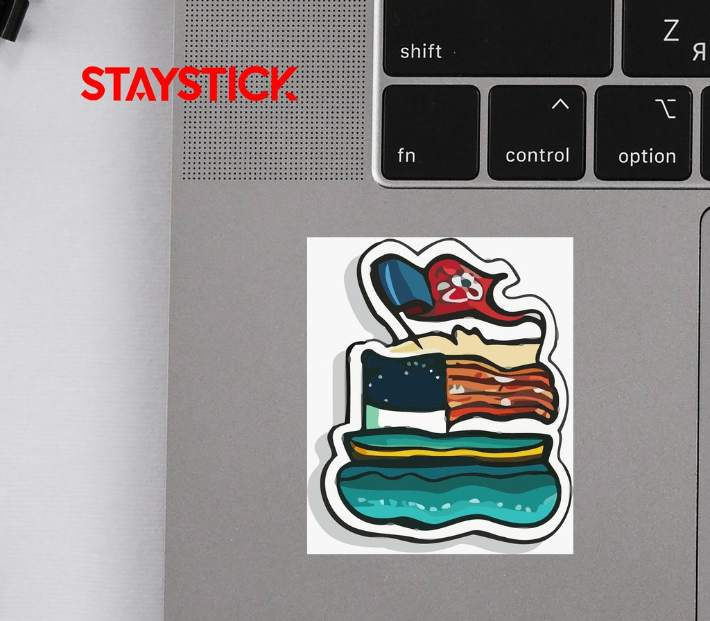 MAP STICKER Premium Vinyl Sticker