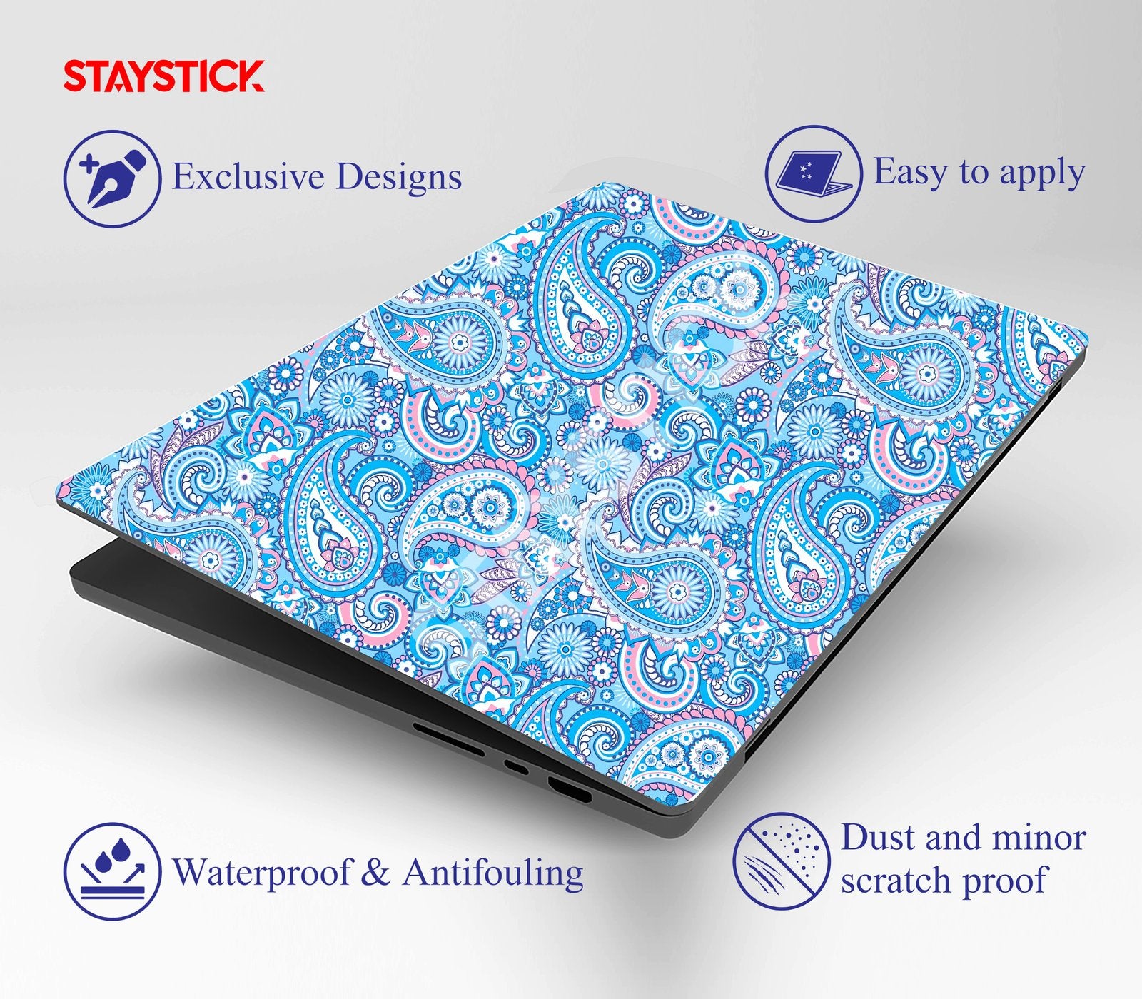 SKY BLUE DESIGNED Laptop Skin