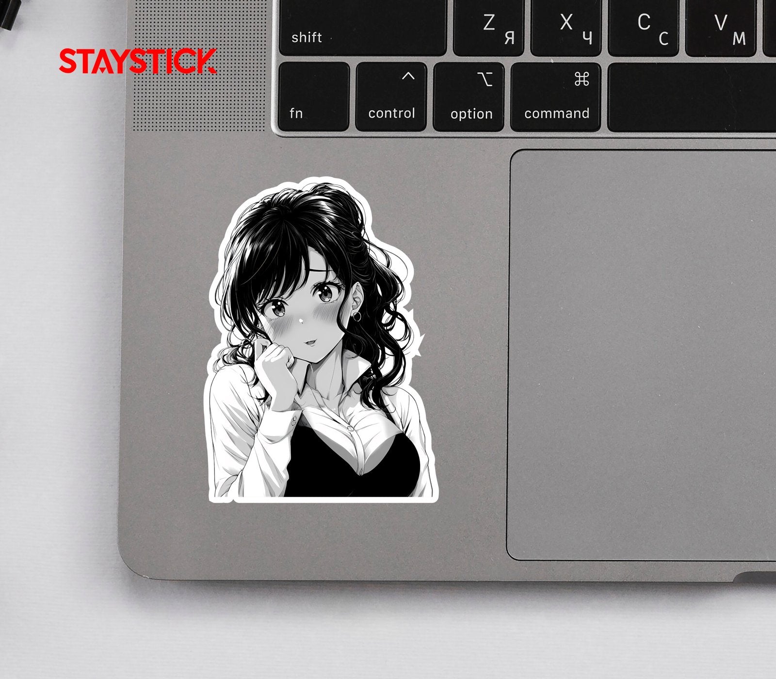 girl sticker Premium Vinyl Sticker