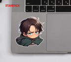 Angry Boy Face Sticker Premium Vinyl Sticker