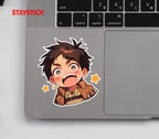 Laugh boy sticker Premium Vinyl Sticker