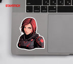 Commander Girl Sticker Premium Vinyl Sticker