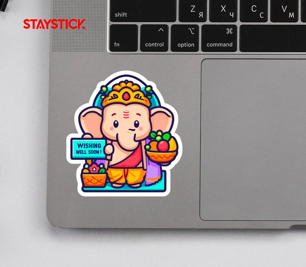 Baby Ganesh Sticker Premium Vinyl Sticker