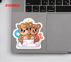 Twin Emoji Sticker Premium Vinyl Sticker