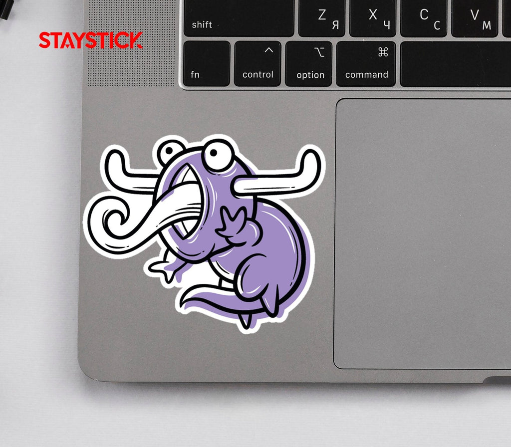 funny cartoon sticker Premium Vinyl Sticker