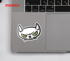 ANGRY CAT STICKER Premium Vinyl Sticker