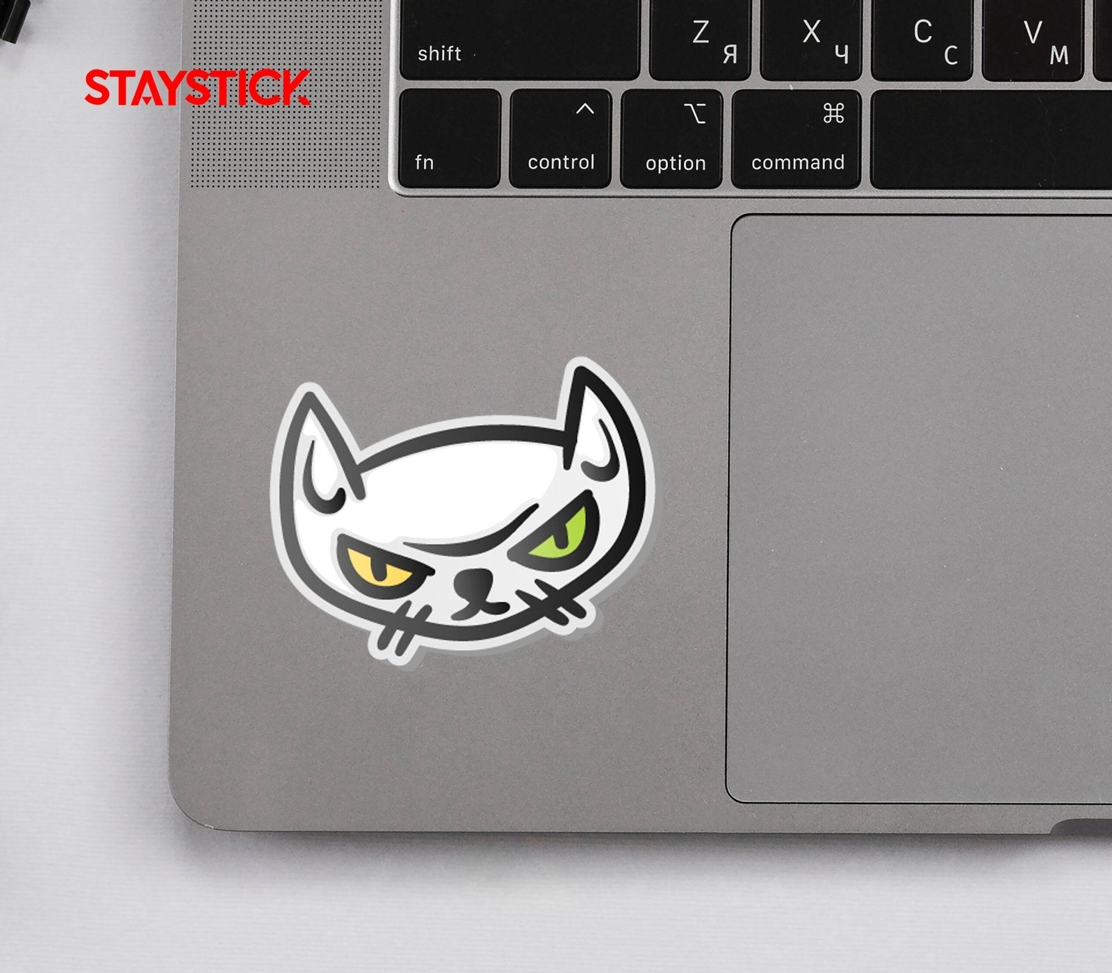 ANGRY CAT STICKER Premium Vinyl Sticker