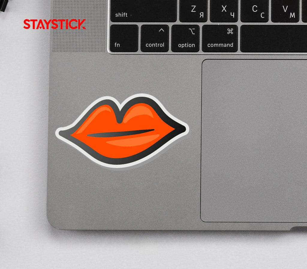 LIPS EMOJI STICKER Premium Vinyl Sticker