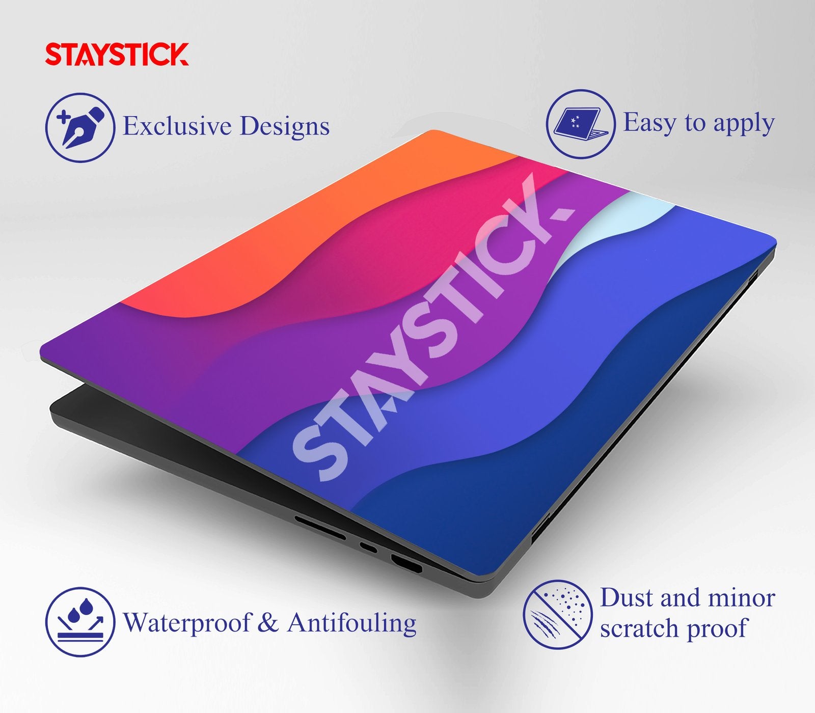 MULTI COLOR Laptop Skin
