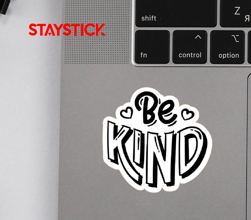 BE KIND STICKER Metalized Sticker