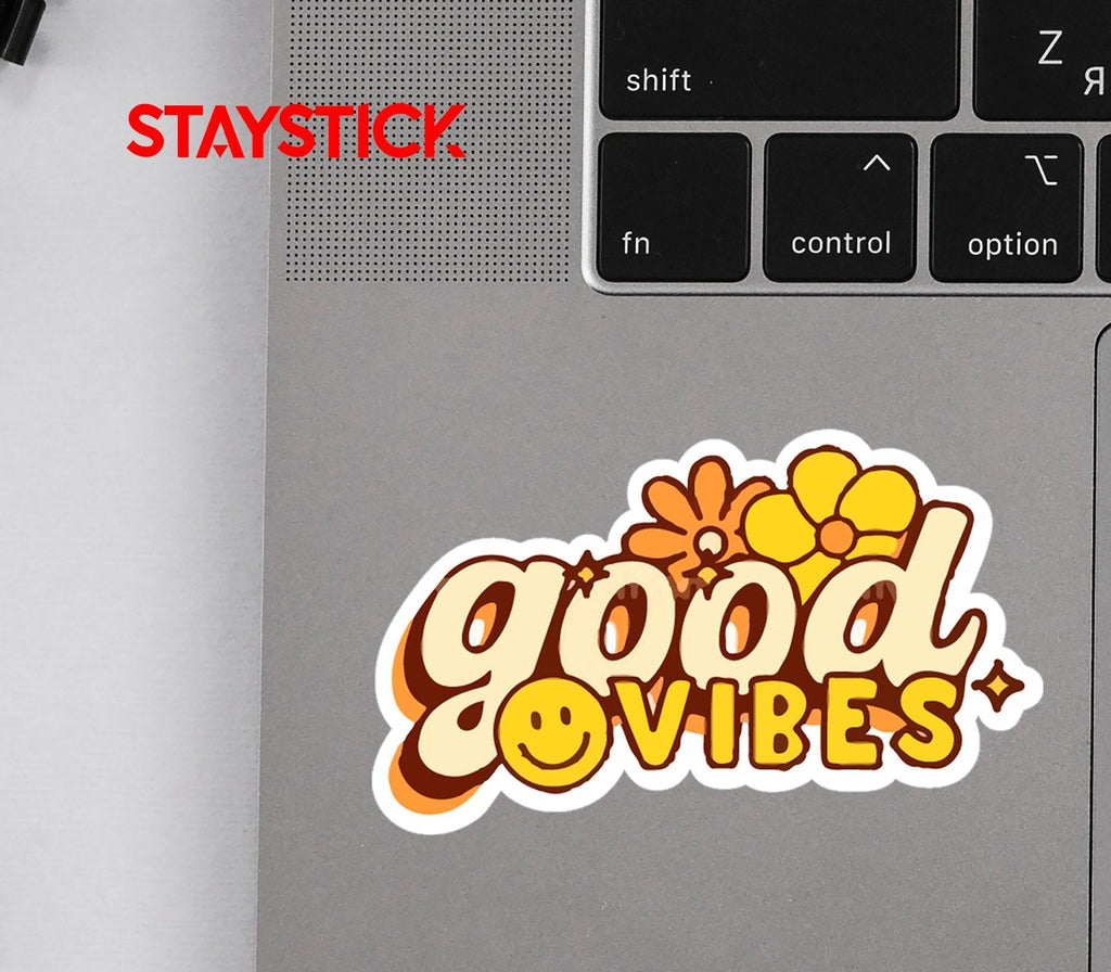 GOOD VIBES STICKER Premium Vinyl Sticker