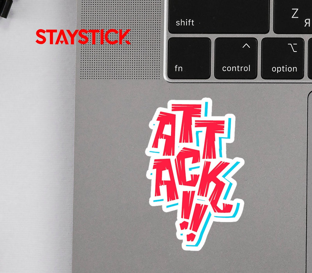 ATTACK STICKER Premium Vinyl Sticker