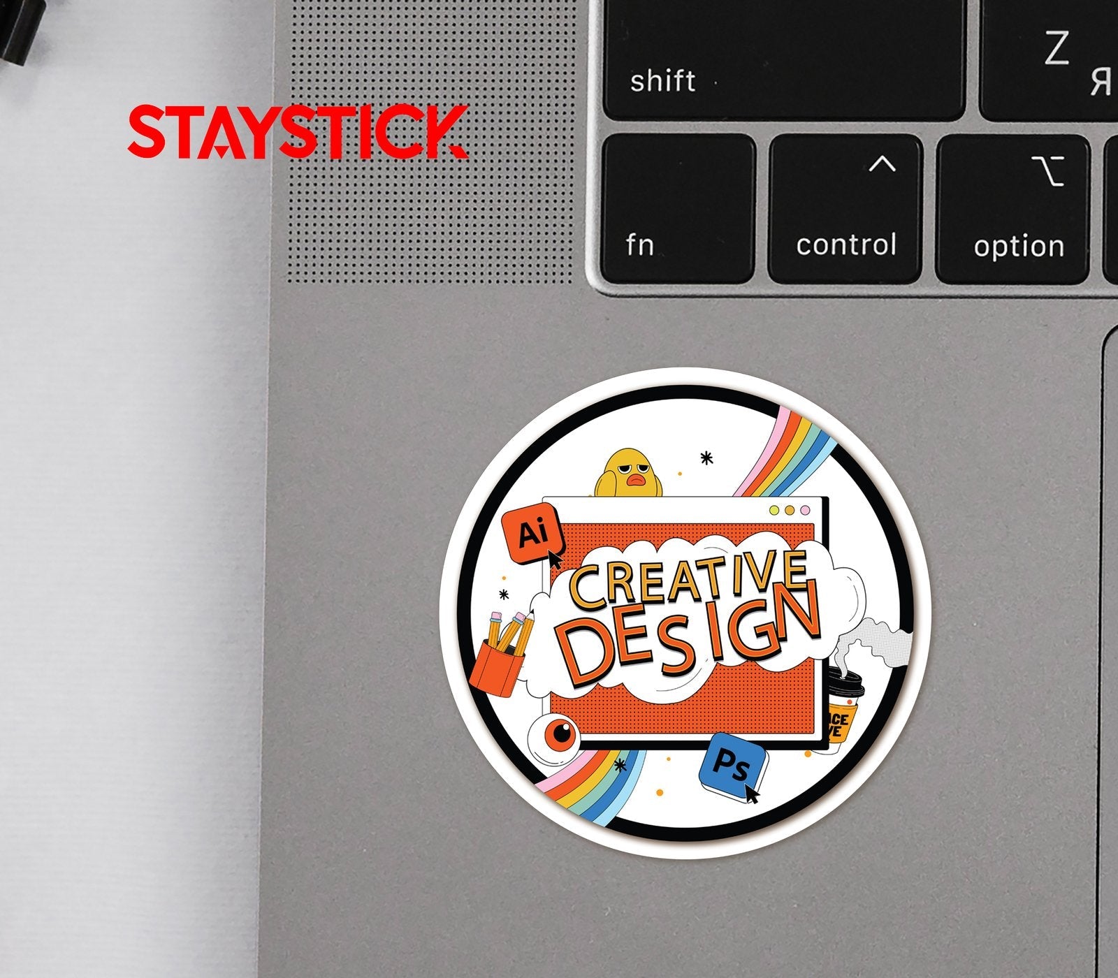 LOGO STICKER Metalized Sticker